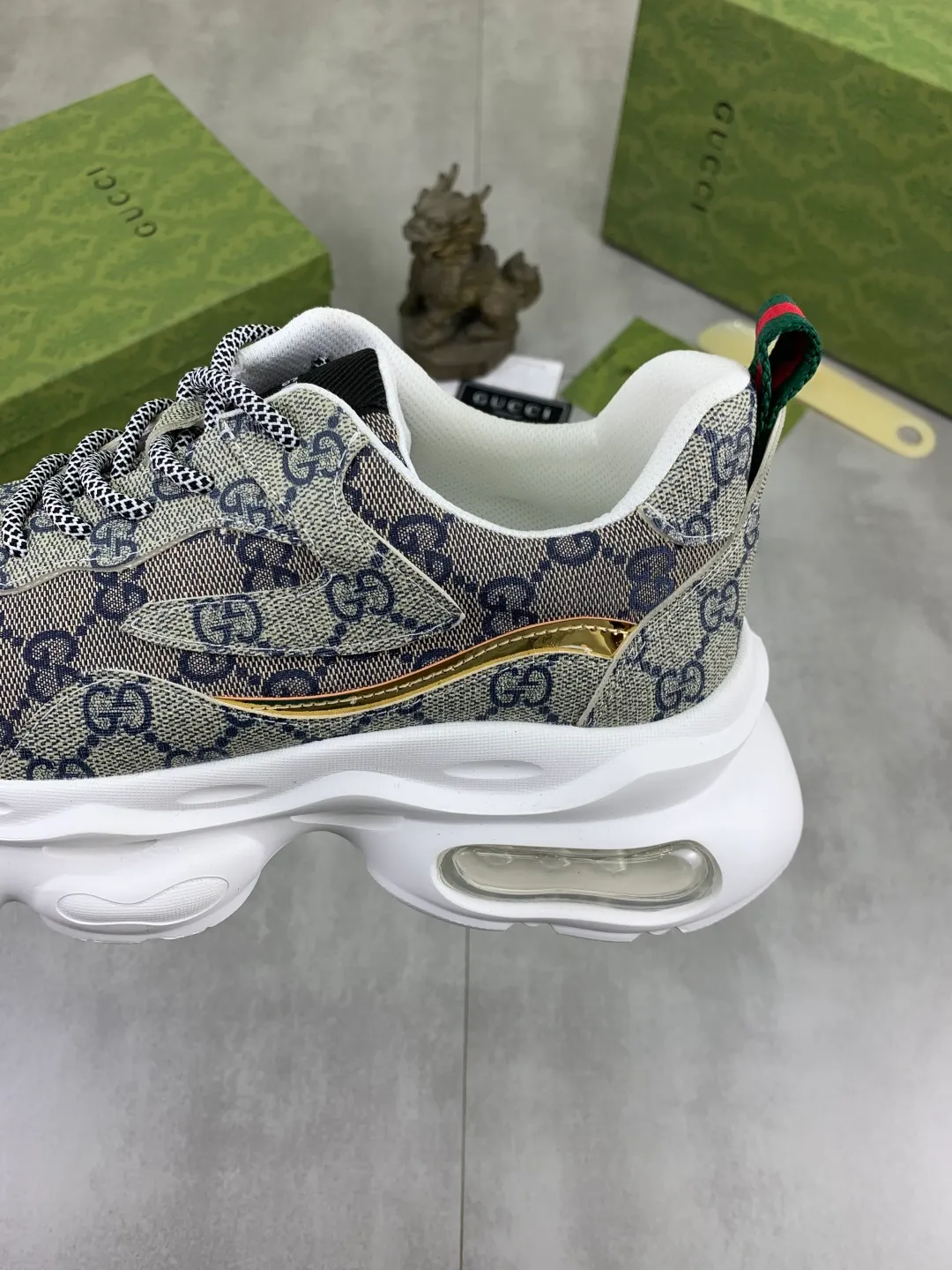 Men's men's shoes 💰P440💰 [New model] (GUCCI) official website's latest 🎁🎁casual and fashionable men's shoes 👟, hot style 💥 style is simple and elegant, exclusive for trendy men. Unique official website's latest brand double G elements Original 👑Gucci decoration, fashionable and generous, the fabric is original frosted calfskin✅Fully imported first-layer pigskin lining, the official website specifies wear-resistant, lightweight original rubber casual outsole, the classic model is taken in real life🎬38-44 4️⃣ colors available